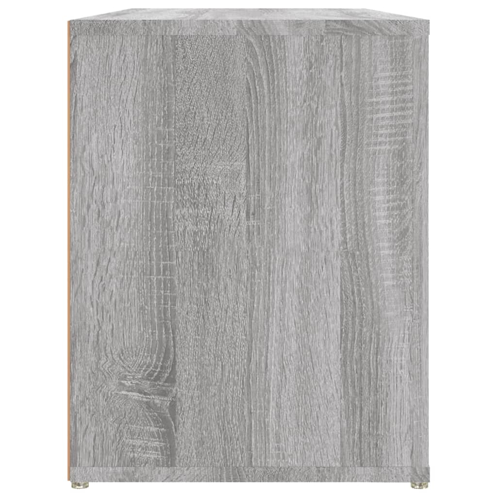 Étagère à chaussures gris Sonoma 100x35x45 cm en bois