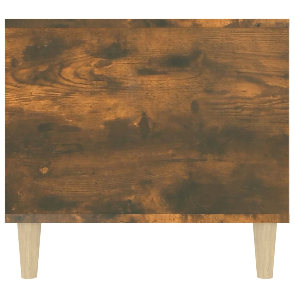 Coffee table smoked oak 90x49x45 cm wood material