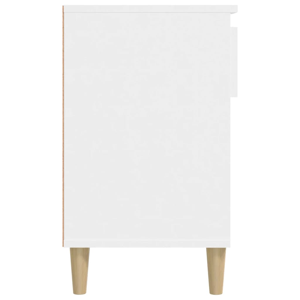 Étagère à chaussures blanc 102x36x60 cm en bois
