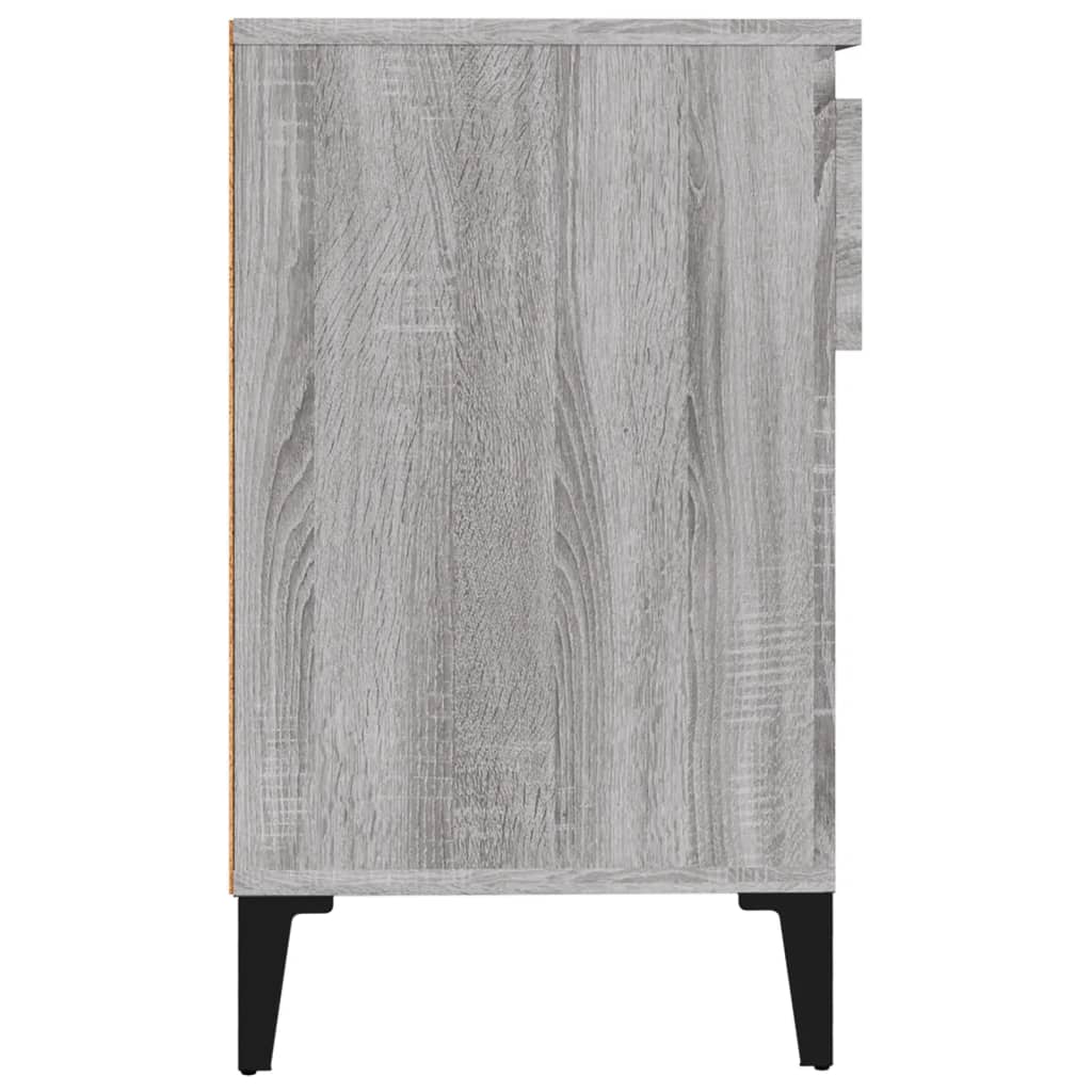 Étagère à chaussures gris Sonoma 102x36x60 cm en bois