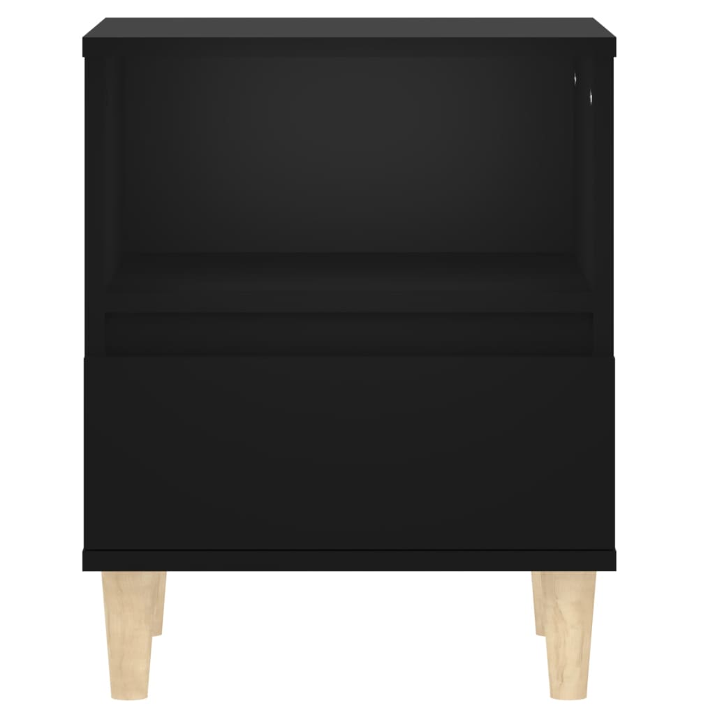 Tables de chevet 2 pièces Noir 40x35x50 cm
