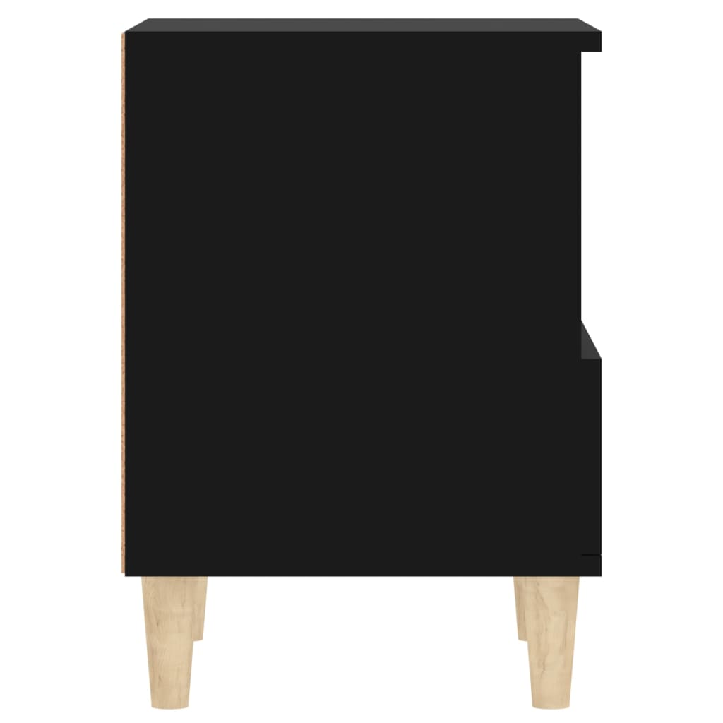 Tables de chevet 2 pièces Noir 40x35x50 cm