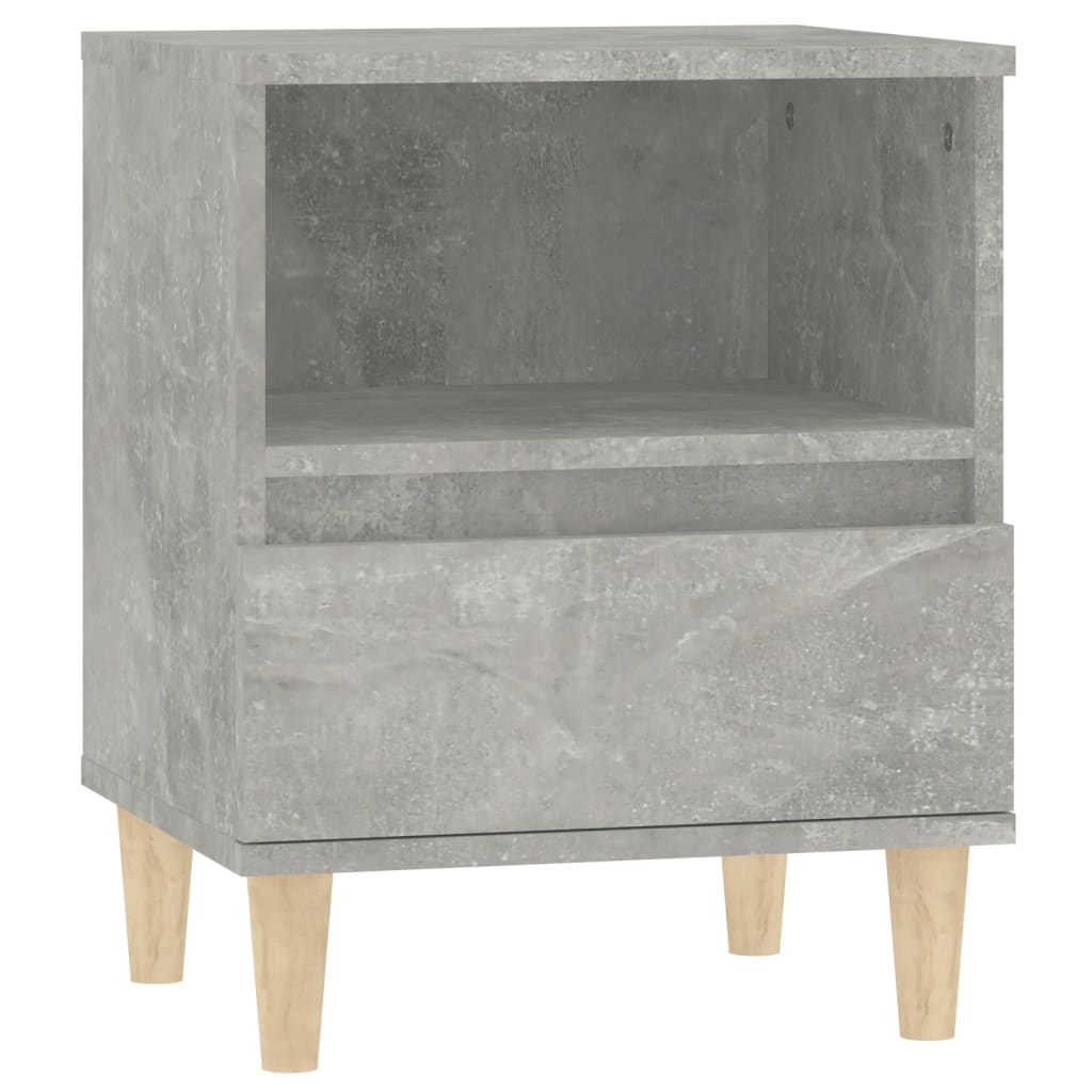 Bedside tables 2 pcs. Concrete grey 40x35x50 cm