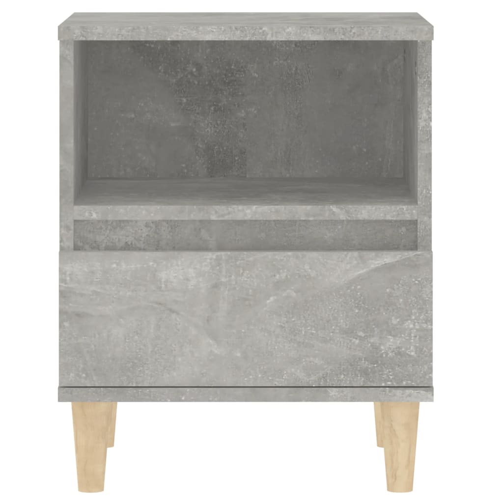 Bedside tables 2 pcs. Concrete grey 40x35x50 cm