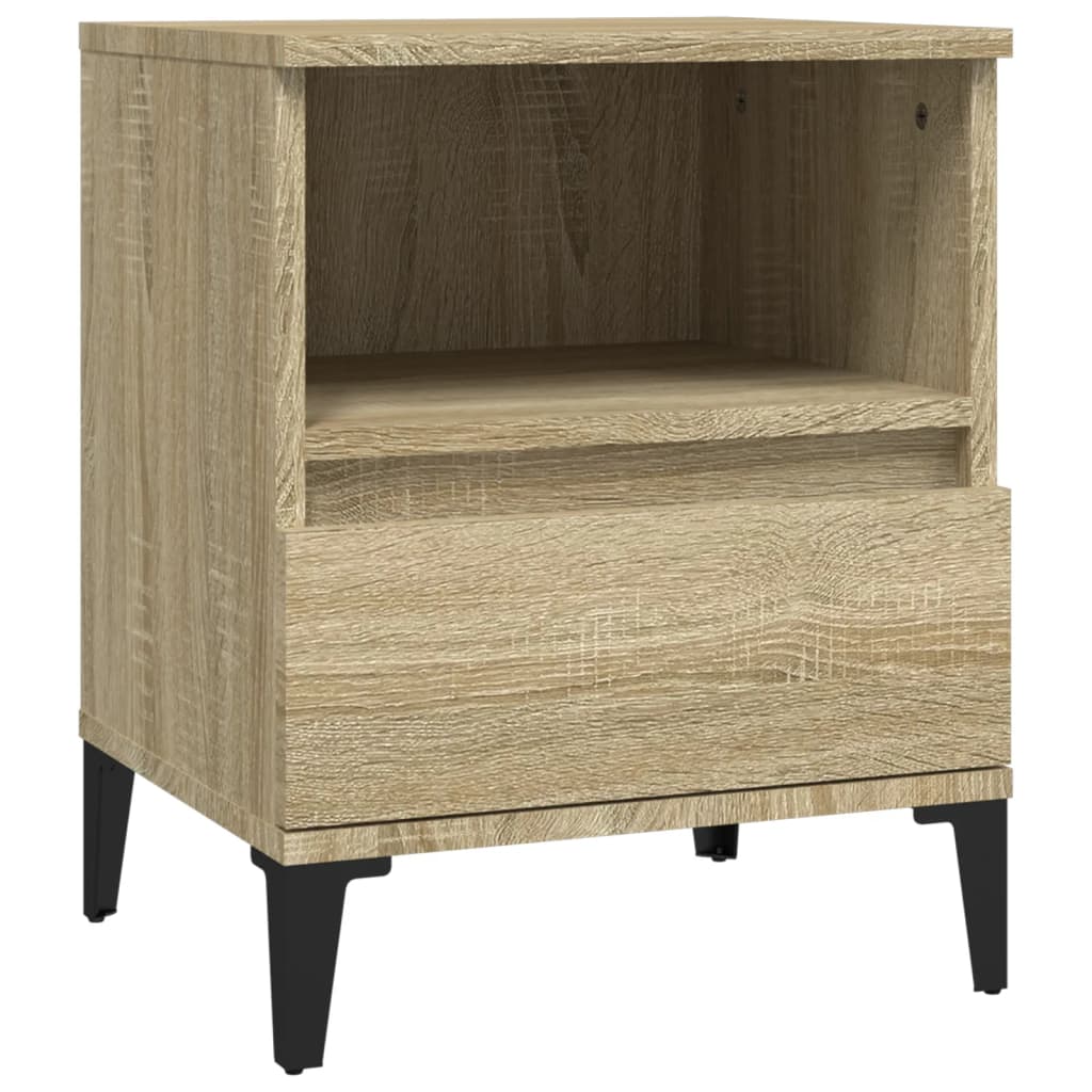Table de chevet chêne Sonoma 40x35x50 cm