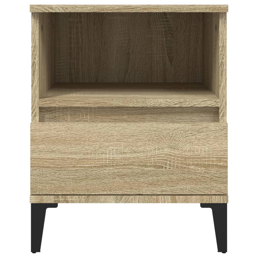 Table de chevet chêne Sonoma 40x35x50 cm