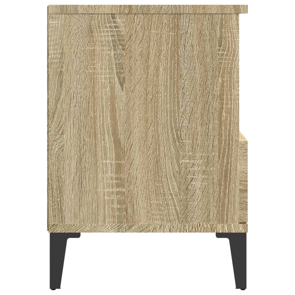 Table de chevet chêne Sonoma 40x35x50 cm