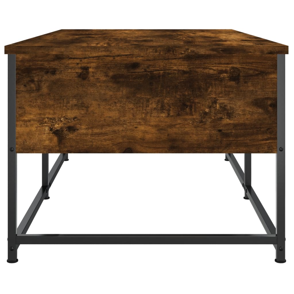 Coffee table smoked oak 100x51x40 cm wood material