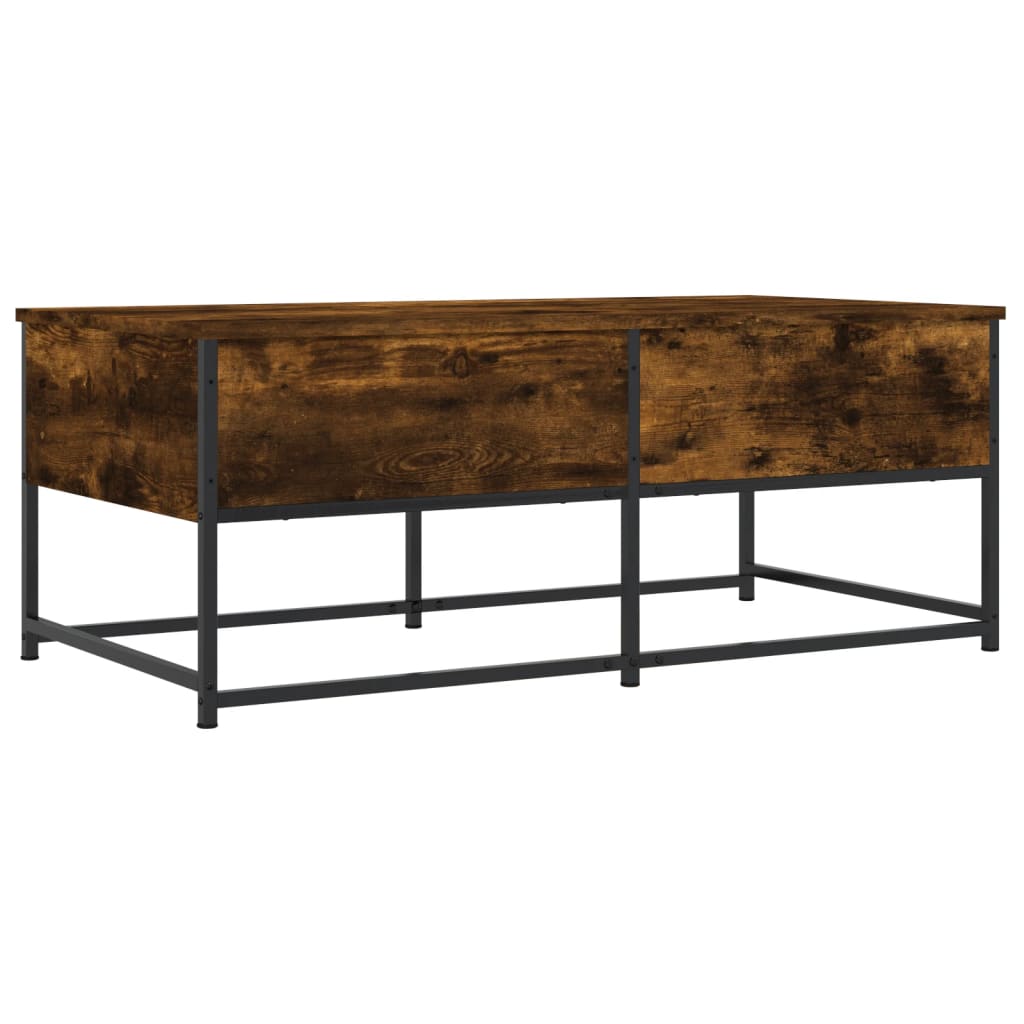 Coffee table smoked oak 100x51x40 cm wood material