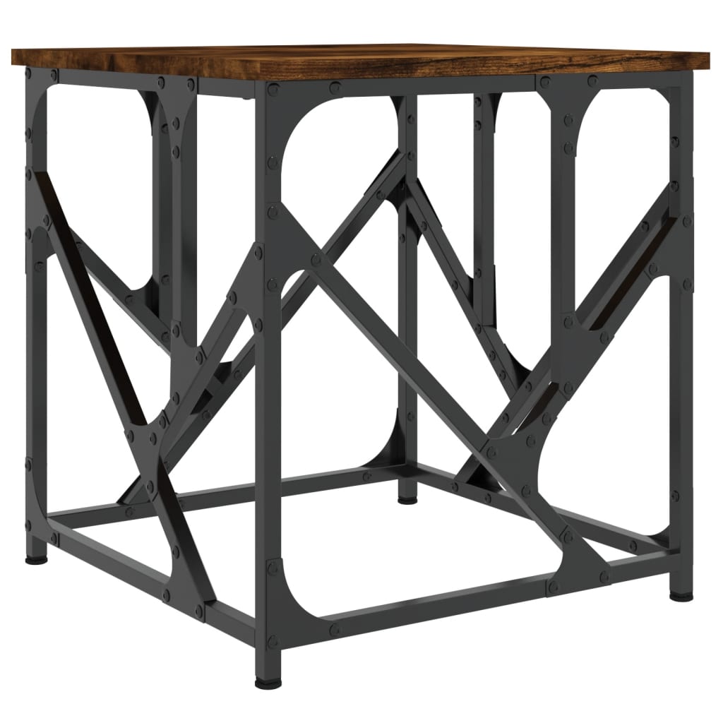 Coffee table smoked oak 45x45x47.5 cm wood material