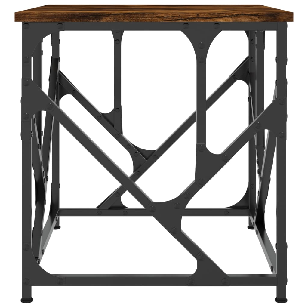 Coffee table smoked oak 45x45x47.5 cm wood material