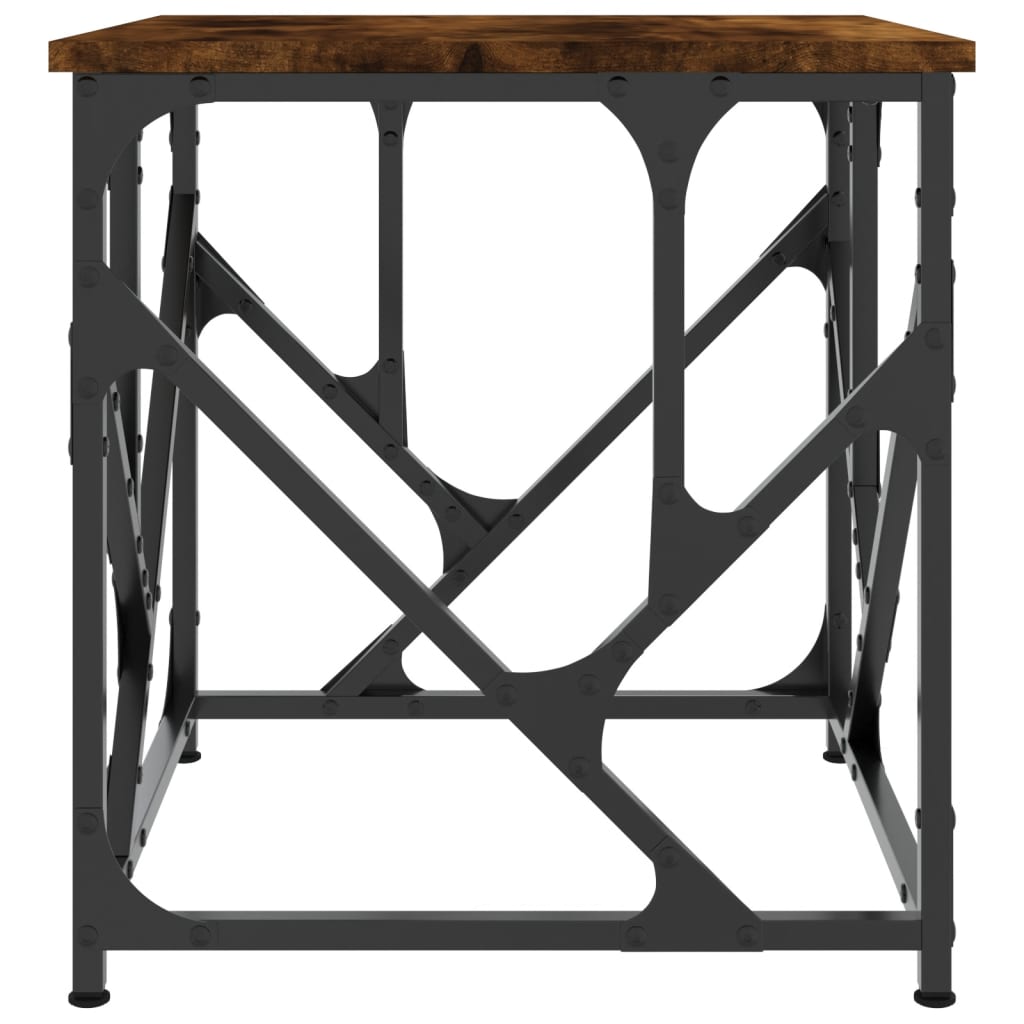 Coffee table smoked oak 45x45x47.5 cm wood material