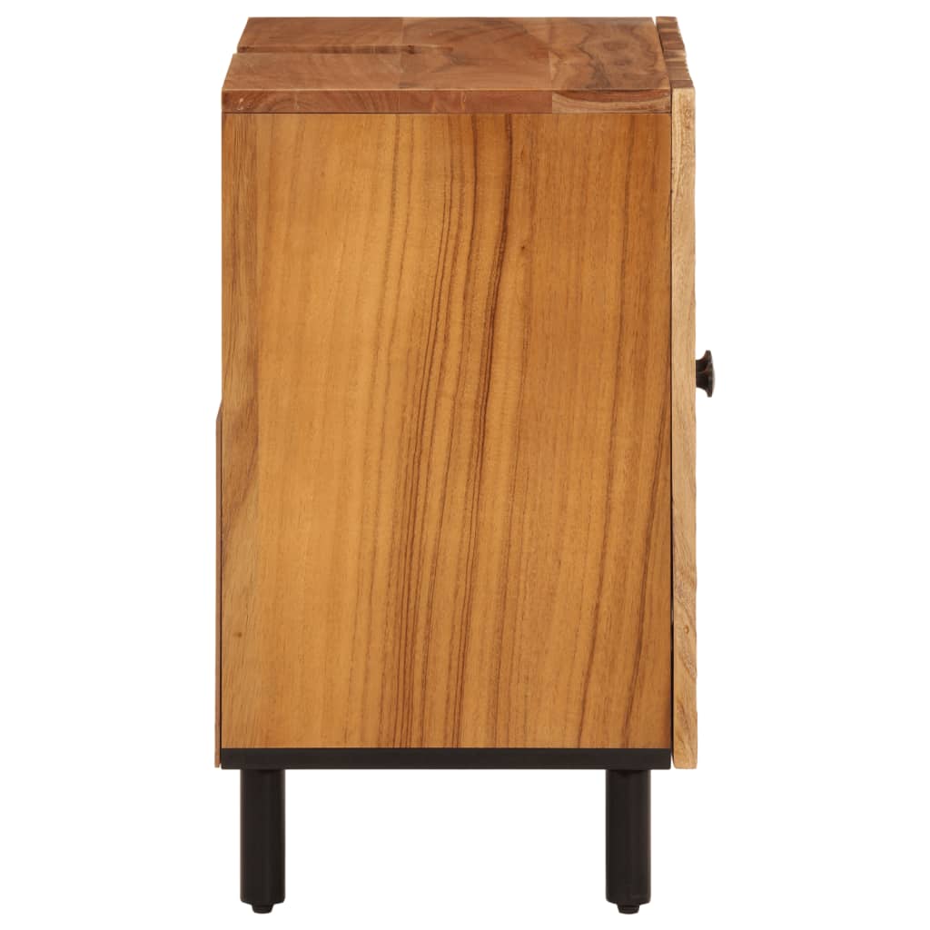 Waschbeckenunterschrank 62x33x58 cm Massivholz Akazie