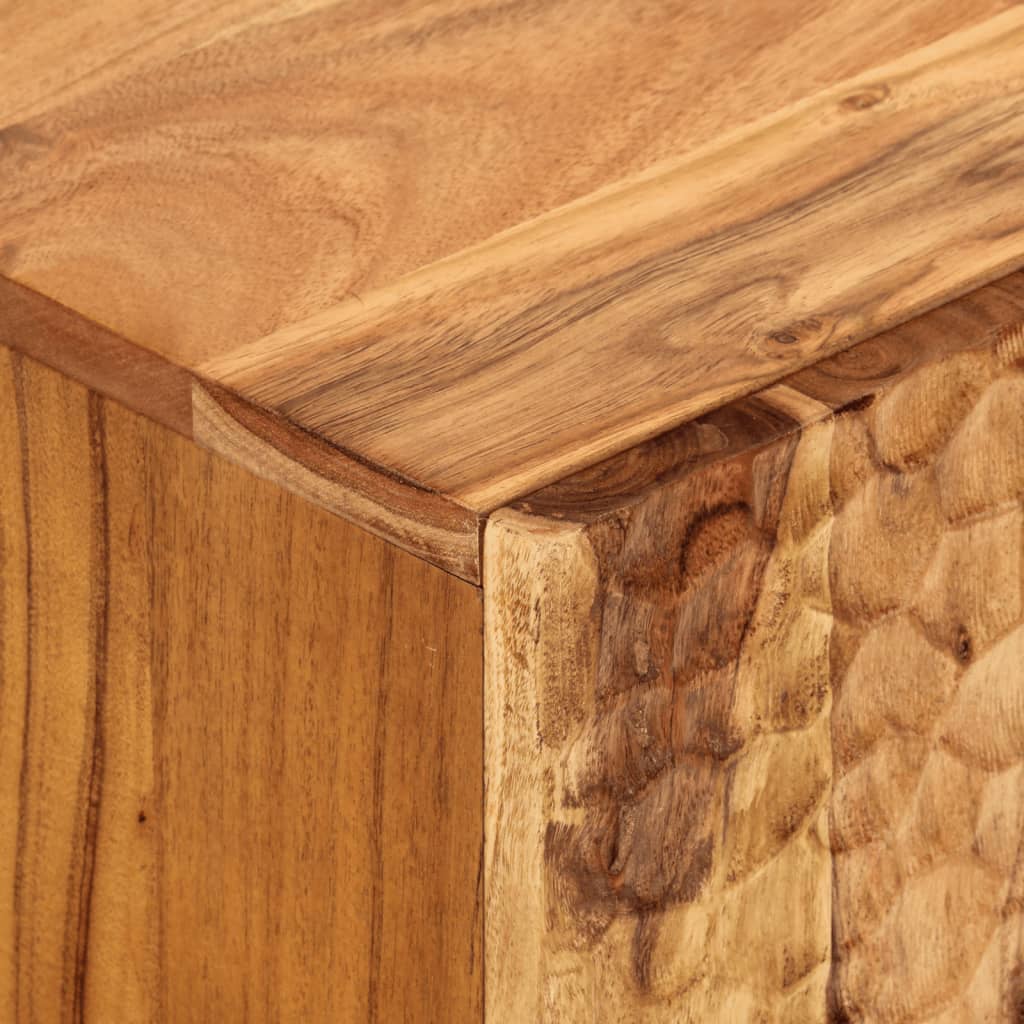 Waschbeckenunterschrank 62x33x58 cm Massivholz Akazie