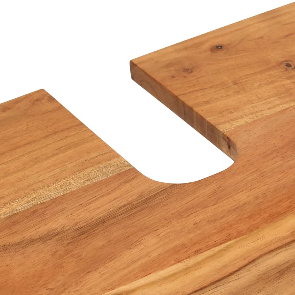 Waschbeckenunterschrank 62x33x58 cm Massivholz Akazie