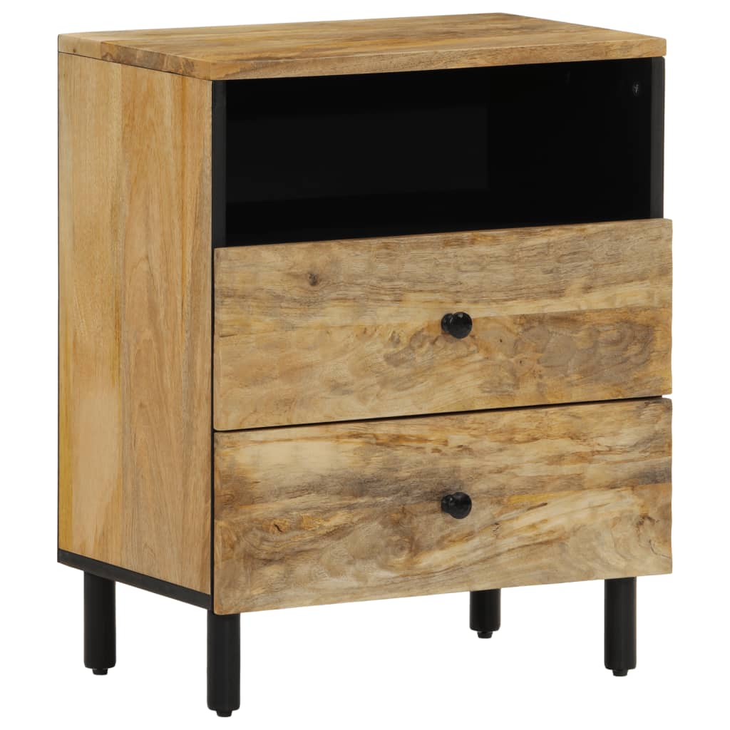 Nachttisch 50x33x60 cm Massivholz Mango