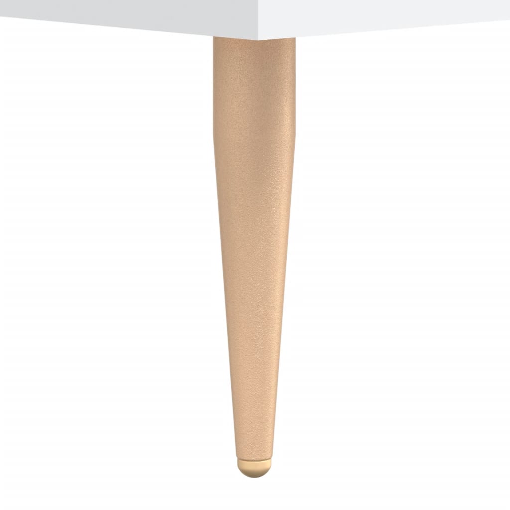 Meuble TV blanc 80x36x50 cm en bois
