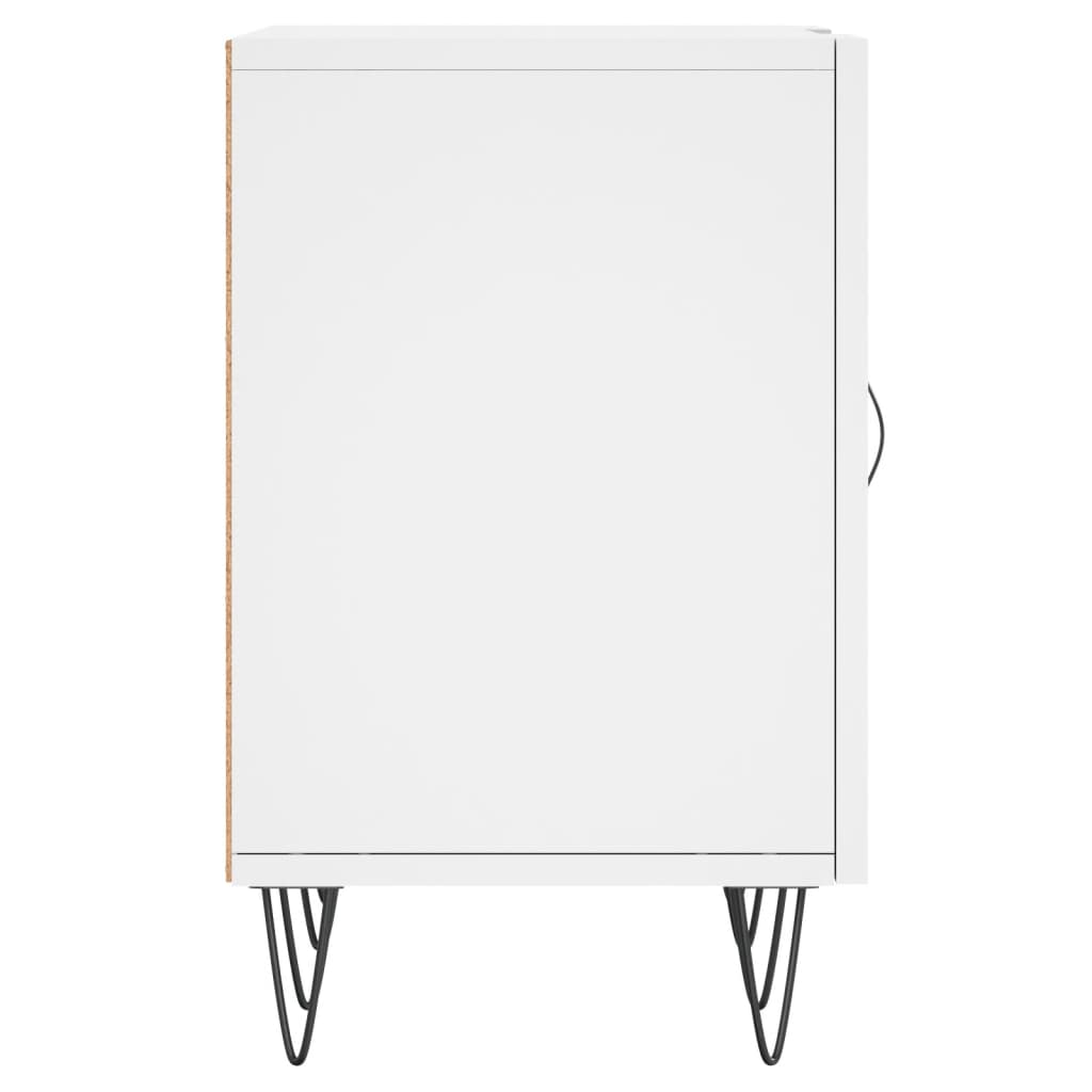 TV Cabinet White 150x30x50 cm Wood Material