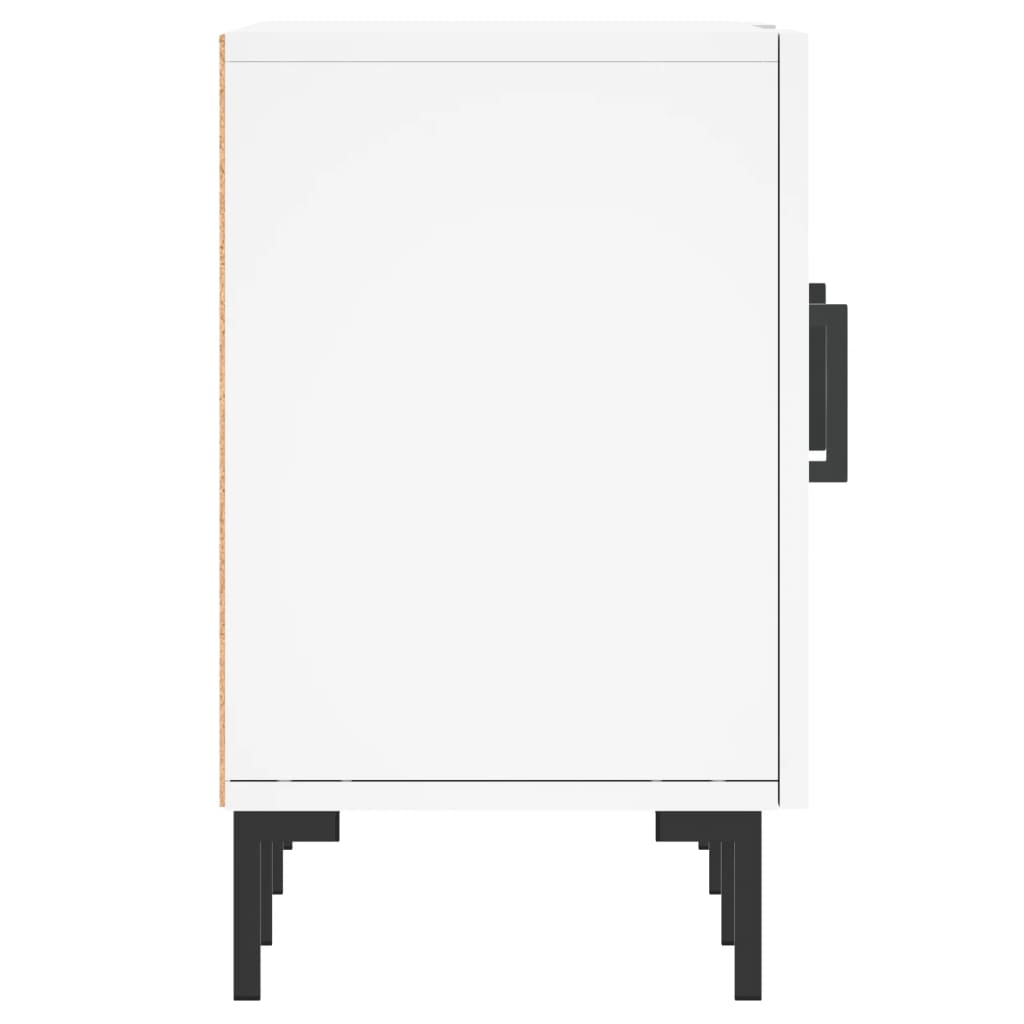 TV Cabinet White 150x30x50 cm Wood Material
