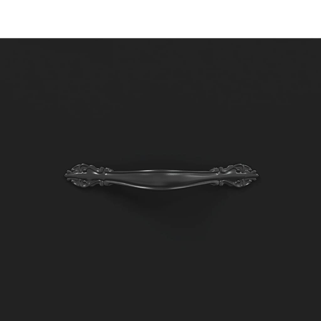 Coffee Table Black 102x50x40 cm Wood Material