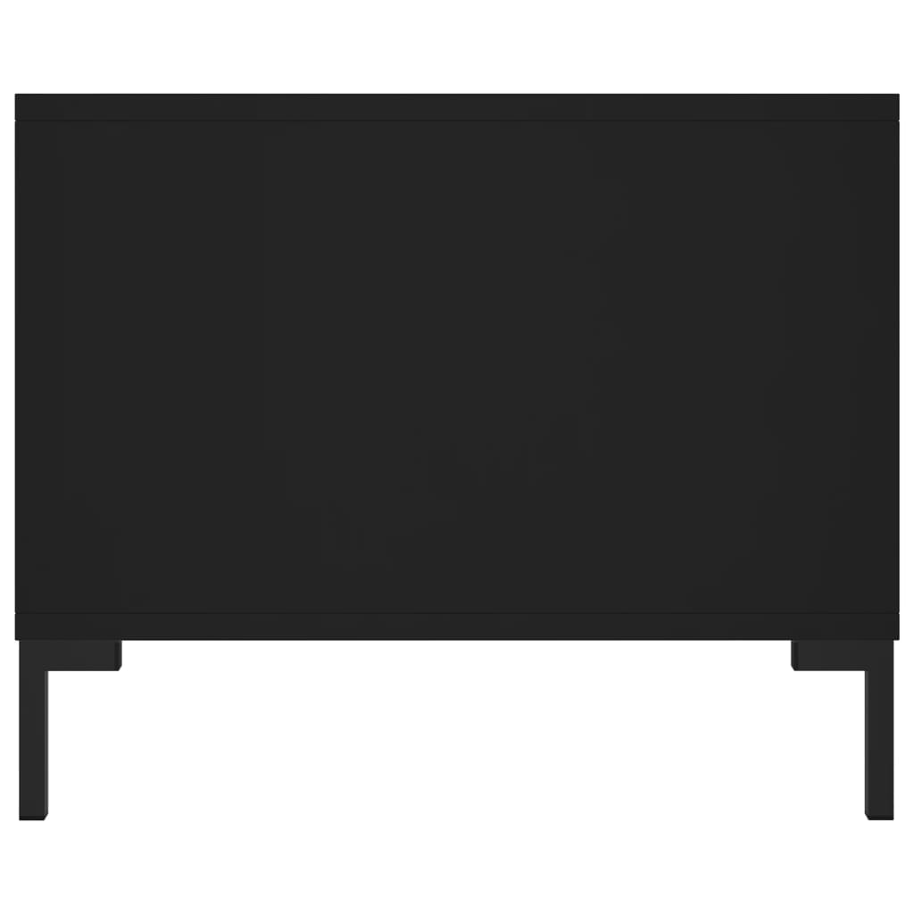 Coffee Table Black 102x50x40 cm Wood Material