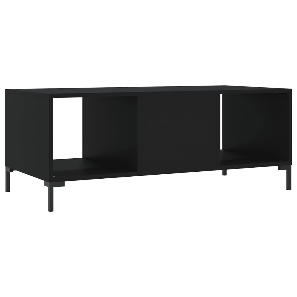 Coffee Table Black 102x50x40 cm Wood Material