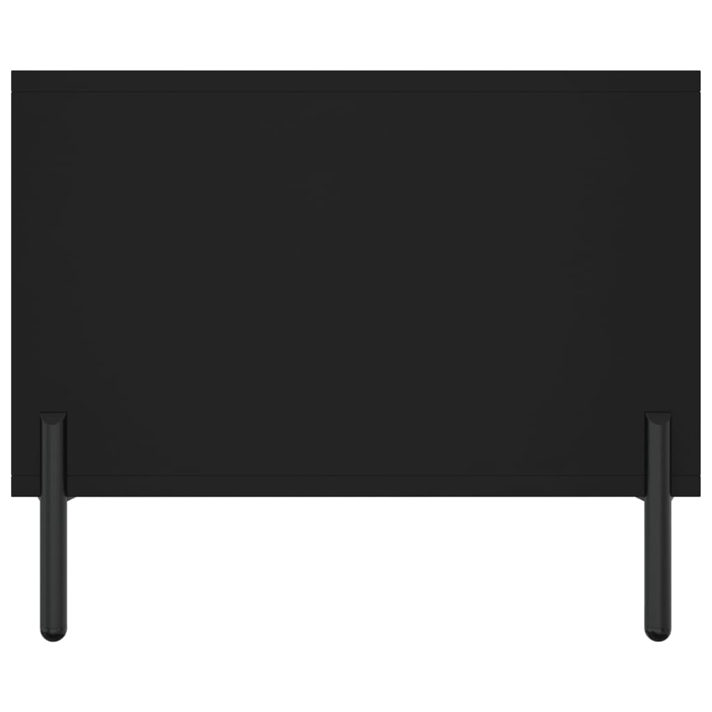 Coffee Table Black 102x50x40 cm Wood Material