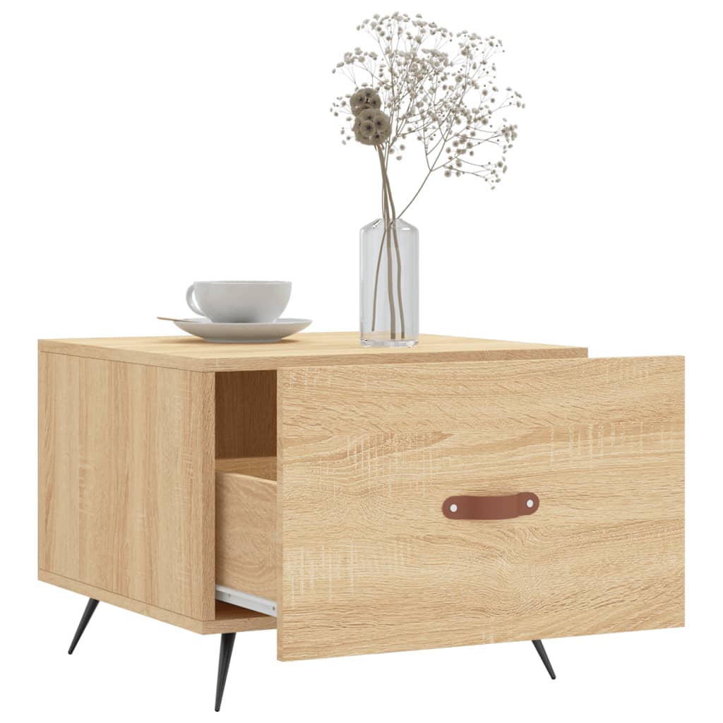 Coffee tables 2 pcs. Sonoma oak 50x50x40 cm wood material
