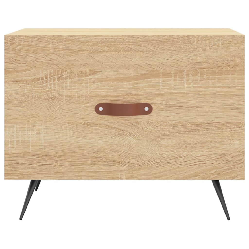 Coffee tables 2 pcs. Sonoma oak 50x50x40 cm wood material