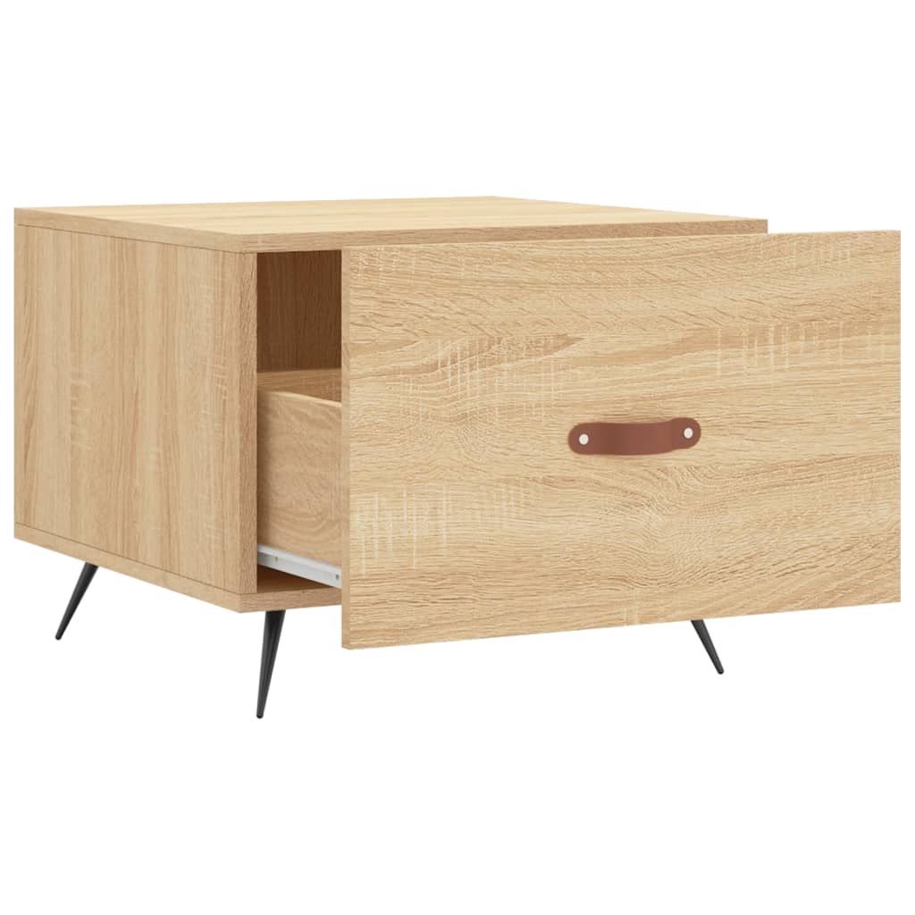 Coffee tables 2 pcs. Sonoma oak 50x50x40 cm wood material