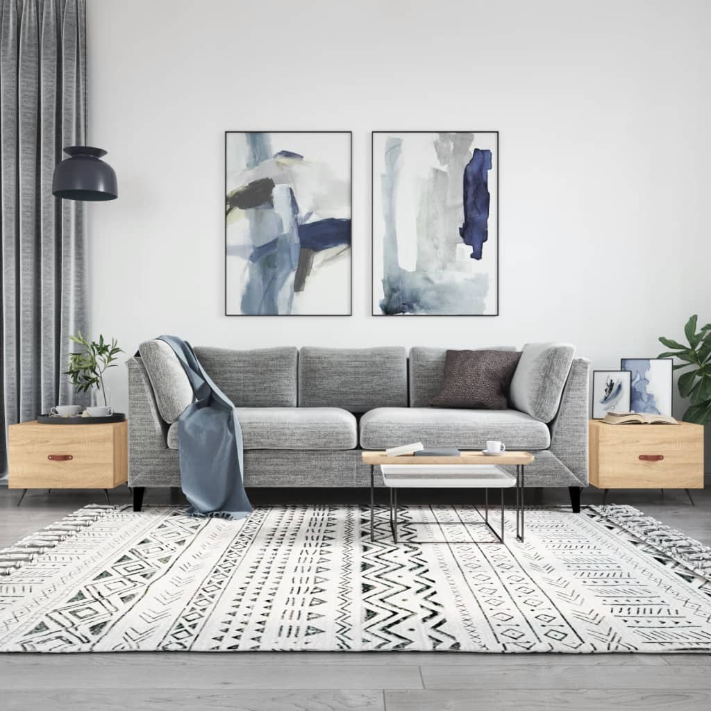 Coffee tables 2 pcs. Sonoma oak 50x50x40 cm wood material