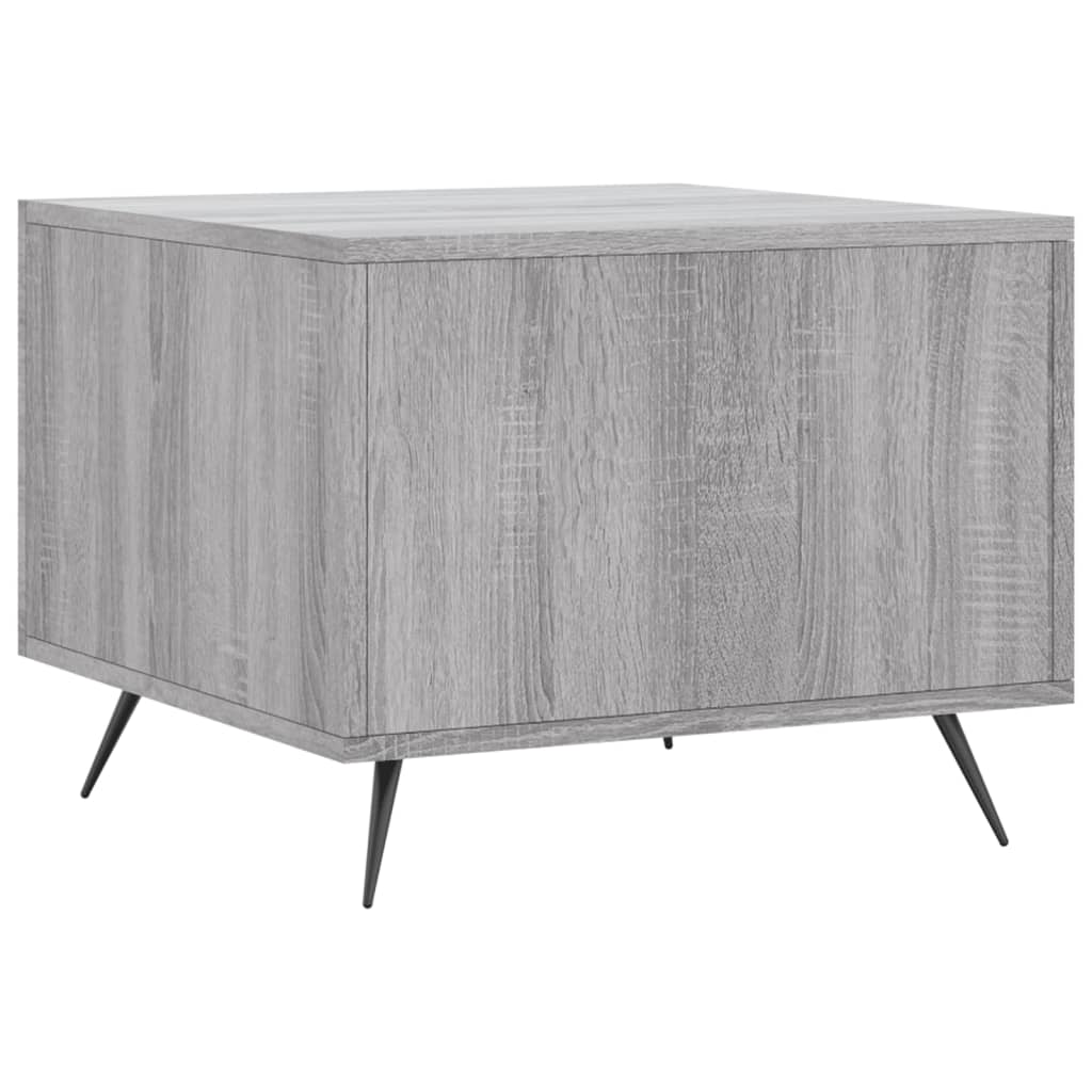 Coffee Tables 2 pcs. Gray Sonoma 50x50x40 cm Wood Material