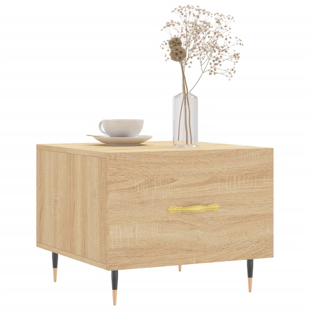 Coffee tables 2 pcs. Sonoma oak 50x50x40 cm wood material