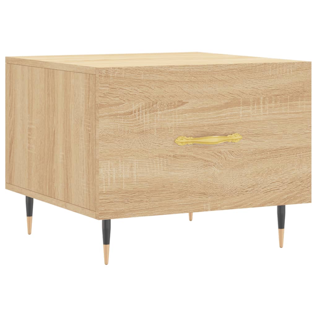 Coffee tables 2 pcs. Sonoma oak 50x50x40 cm wood material