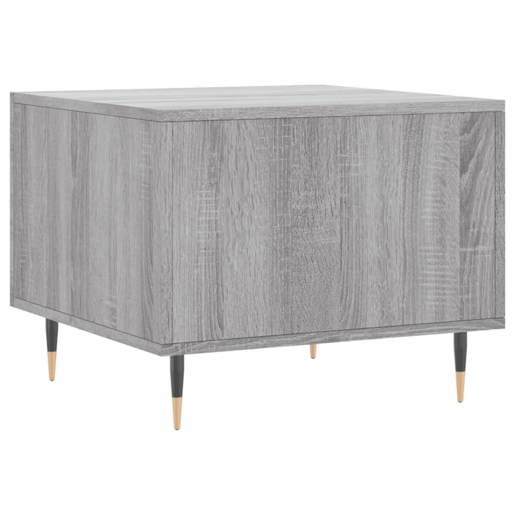 Coffee Tables 2 pcs. Gray Sonoma 50x50x40 cm Wood Material