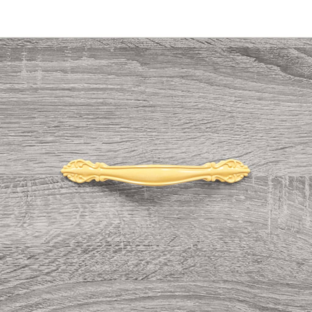 Coffee Tables 2 pcs. Gray Sonoma 50x50x40 cm Wood Material