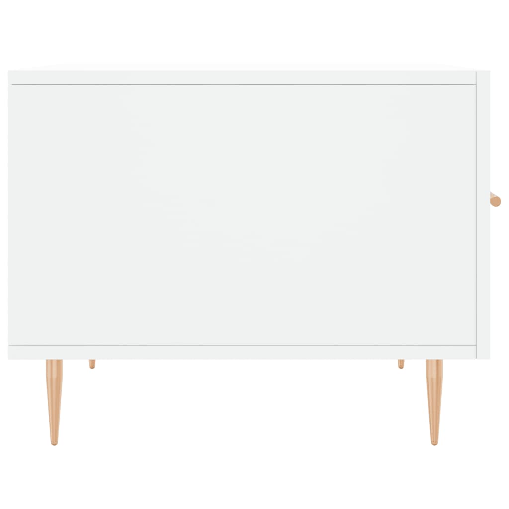 Coffee Tables 2 pcs. White 50x50x40 cm Wood Material