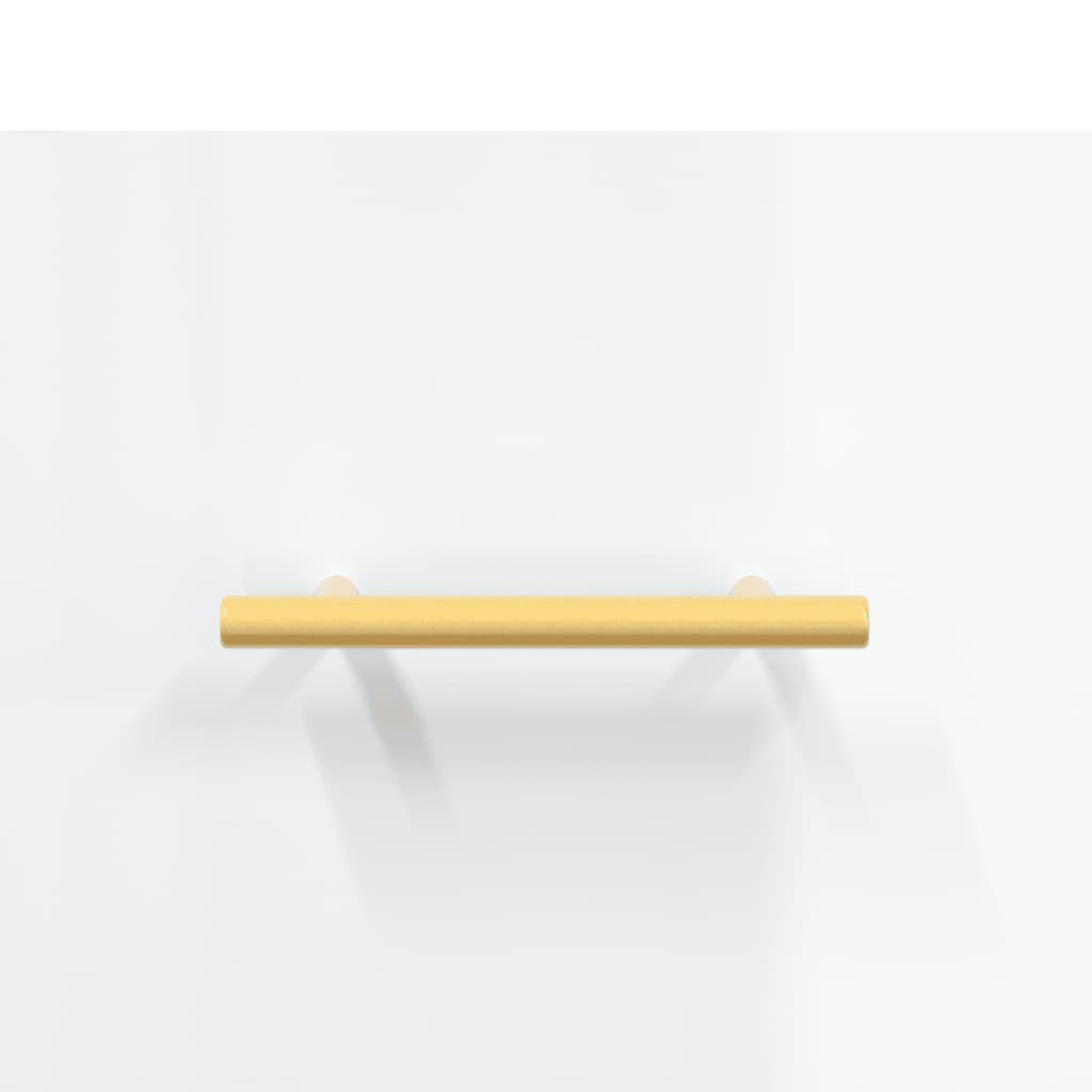 Coffee tables 2 pcs. High gloss white 50x50x40 cm wood material