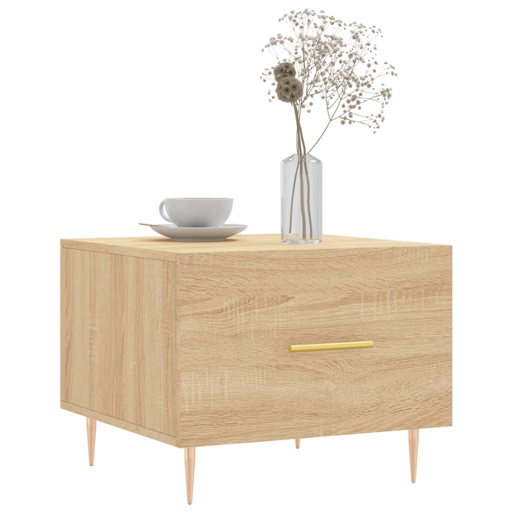 Coffee tables 2 pcs. Sonoma oak 50x50x40 cm wood material
