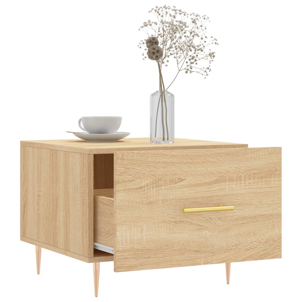 Coffee tables 2 pcs. Sonoma oak 50x50x40 cm wood material