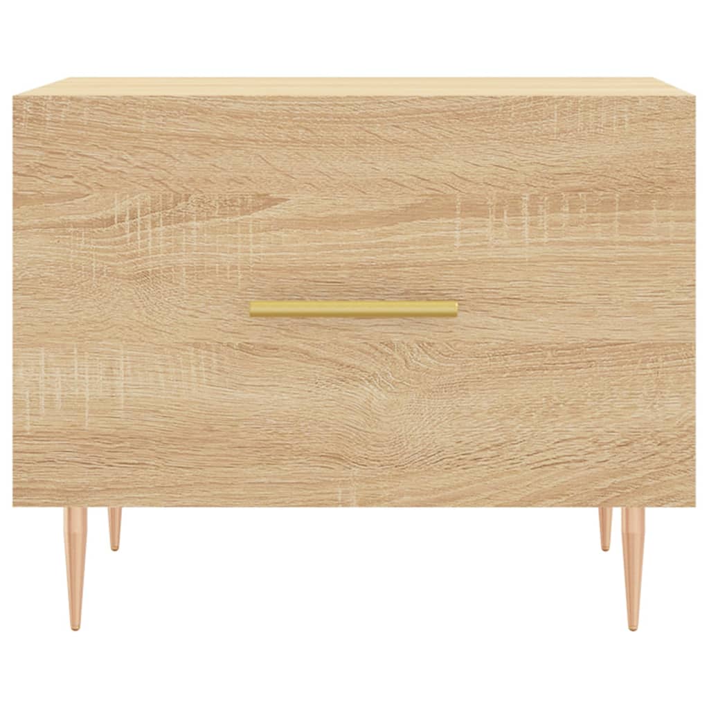 Coffee tables 2 pcs. Sonoma oak 50x50x40 cm wood material