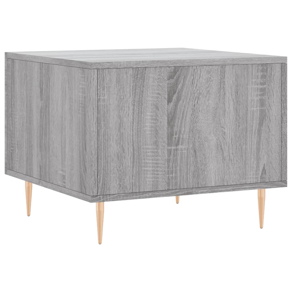 Coffee Tables 2 pcs. Gray Sonoma 50x50x40 cm Wood Material