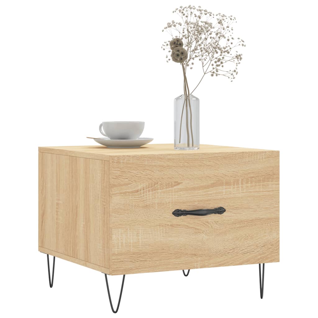 Coffee tables 2 pcs. Sonoma oak 50x50x40 cm wood material
