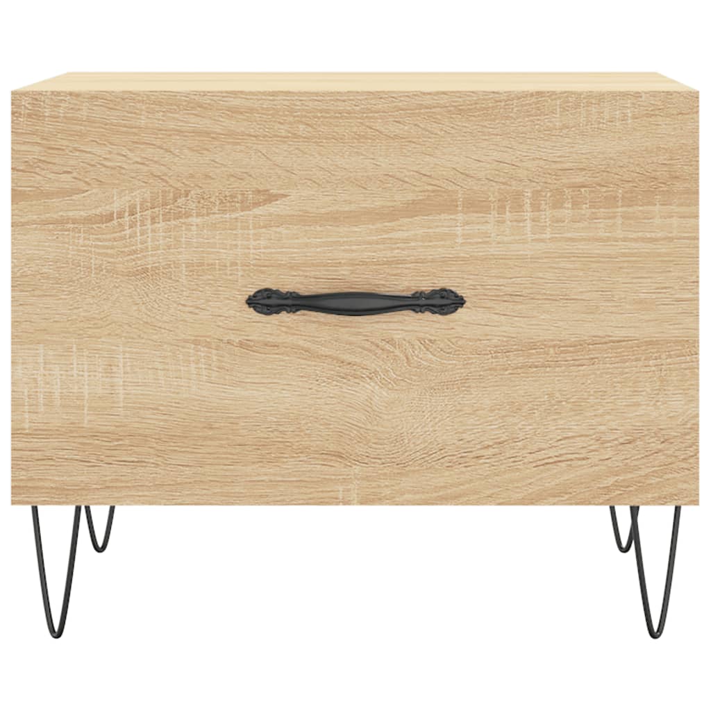 Coffee tables 2 pcs. Sonoma oak 50x50x40 cm wood material