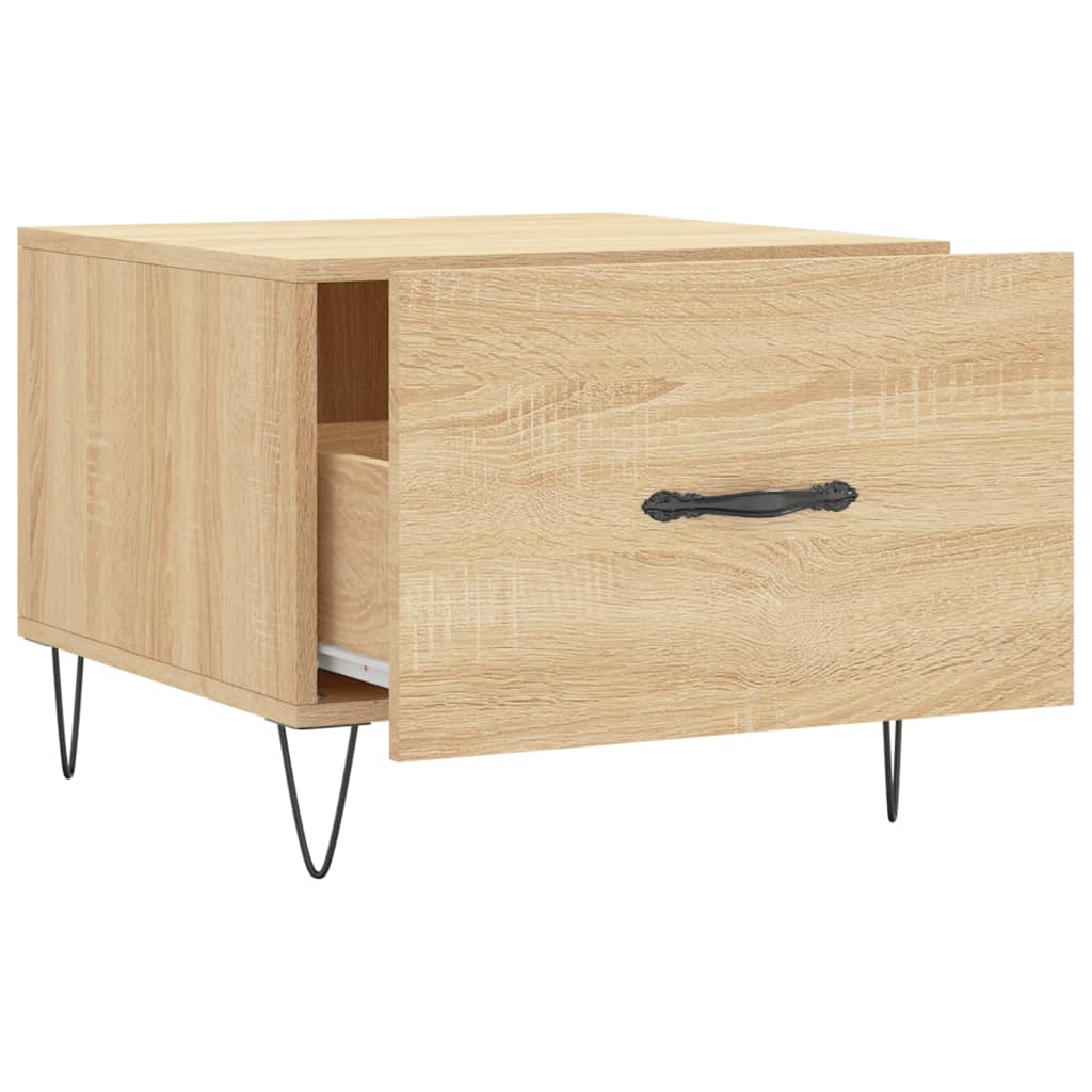 Coffee tables 2 pcs. Sonoma oak 50x50x40 cm wood material
