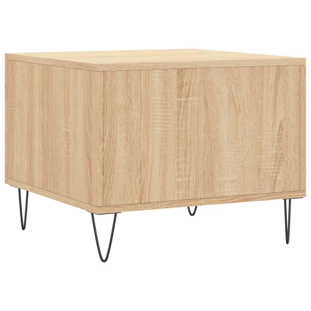 Coffee tables 2 pcs. Sonoma oak 50x50x40 cm wood material