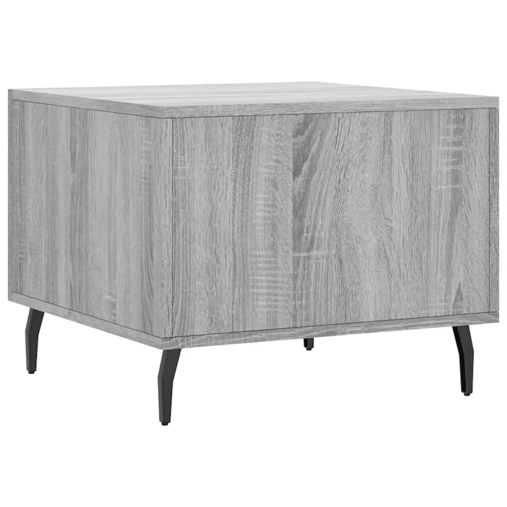 Coffee Tables 2 pcs. Gray Sonoma 50x50x40 cm Wood Material