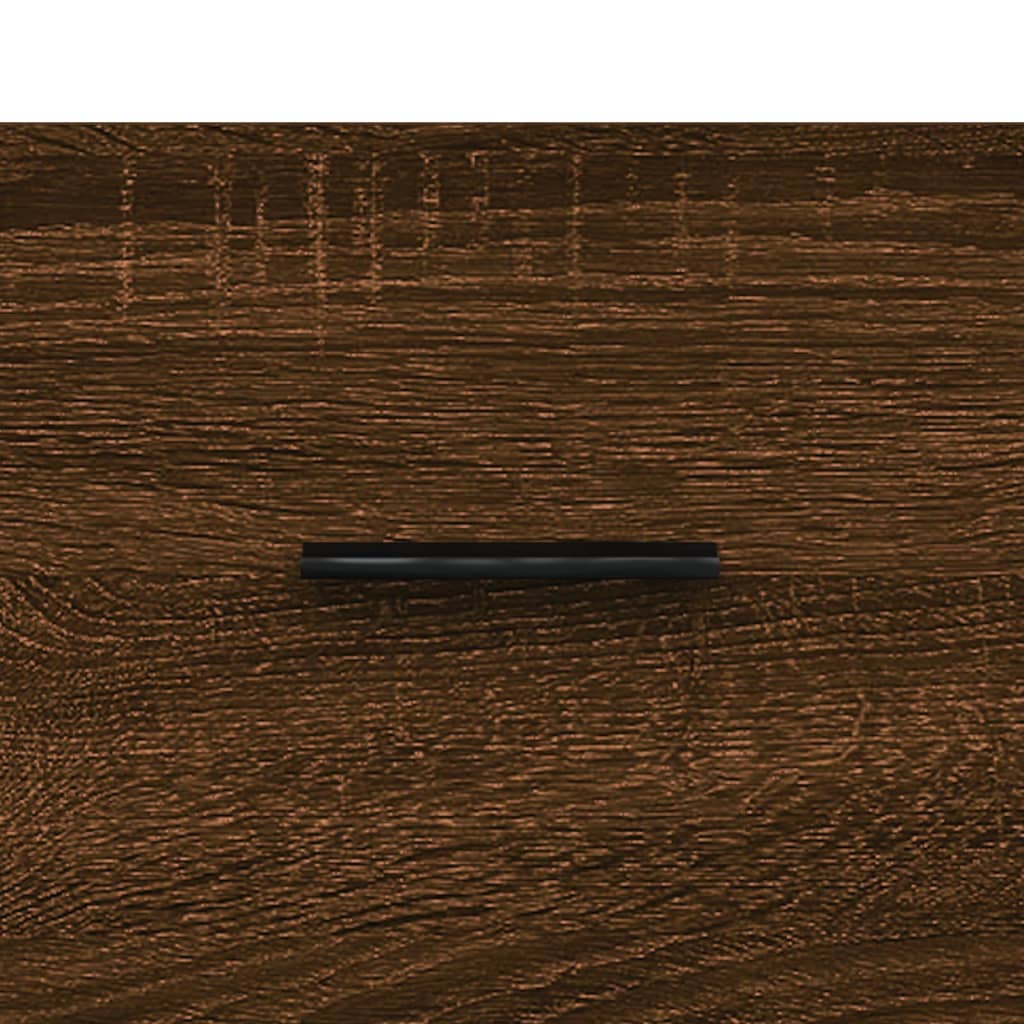 Coffee tables 2 pcs. Brown oak look 50x50x40 cm wood material
