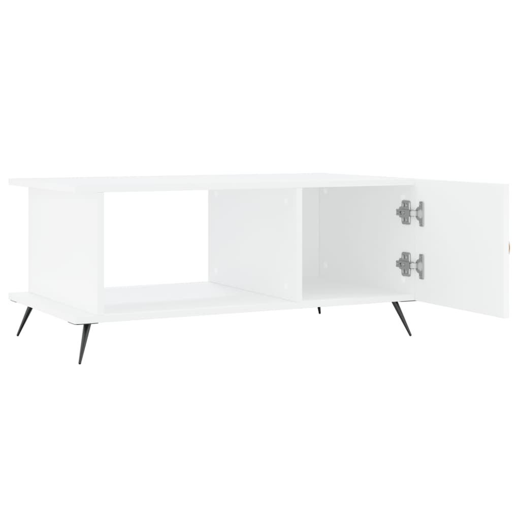 Coffee Table White 90x50x40 cm Wood Material