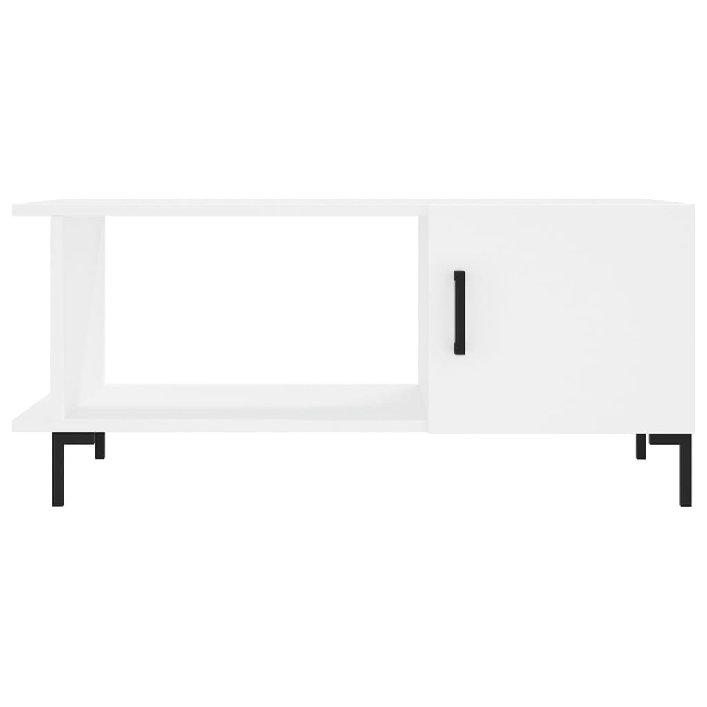 Coffee Table White 90x50x40 cm Wood Material